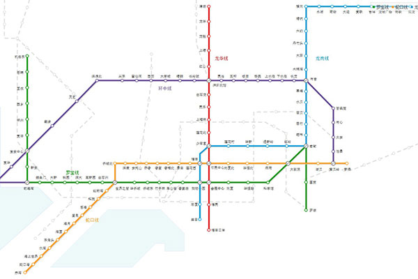 深圳地鐵線圖圖
