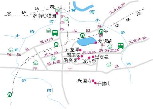 Jinan Map